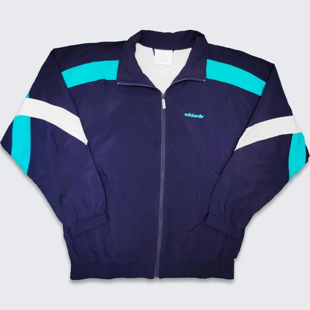 Adidas Vintage 90s Track Windbreaker Jacket